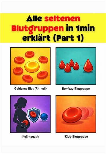 Seltene Blutgruppen erklärt: Goldenes Blut, Bombay und mehr
