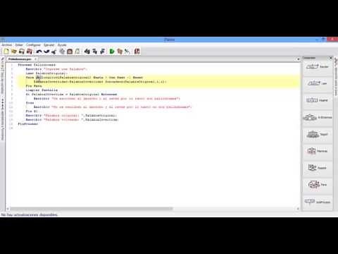 PSeInt - Palindromas