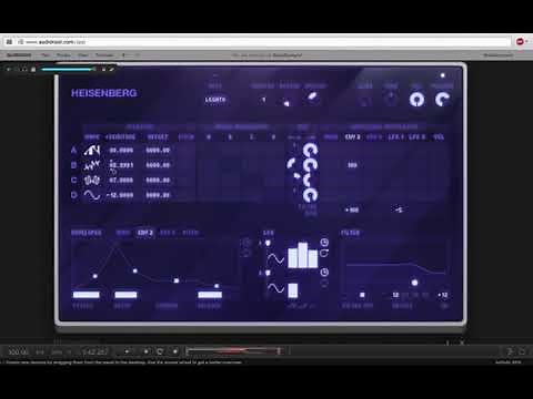 Audiotool - Phase/Frequency Modulation Synth (Heisenberg)