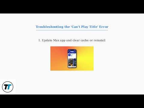 How To Fix HBO Max “Can’t Play Title” – App, DRM & Network Fixes