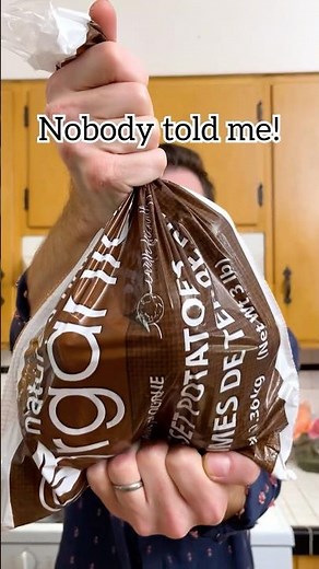 Store potatoes in an unclosed cardboard box with plenty of circulation in a dark area! #hack