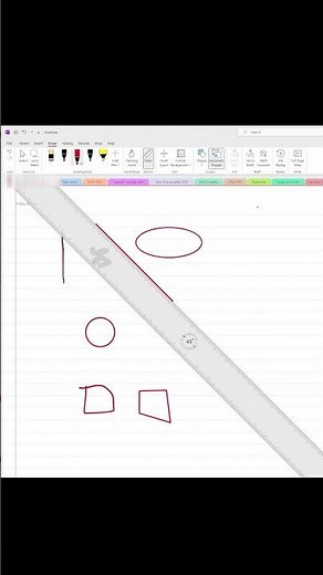 What you can draw in OneNote Desktop? #shorts