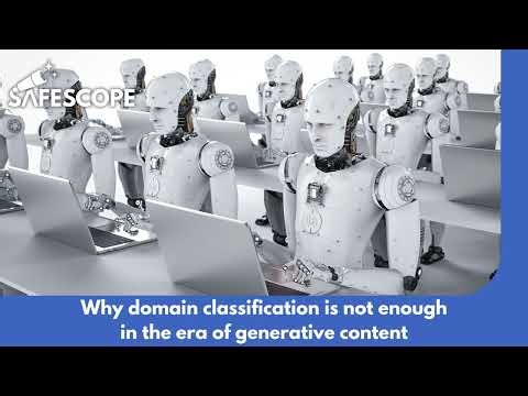 Why domain classification is not enough in the era of generative content