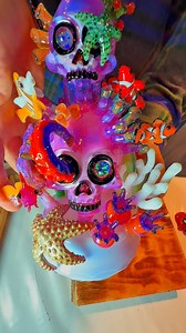 234K views · 8.3K reactions | Ocean of Souls: A Glass Symphony of Skulls and Sea Life!    視 Made By AKM PipeMaker x JoePGlass | Seen at Champs Trade Show | #headyglass #viral #fyp #trending | GlassPorn | Facebook