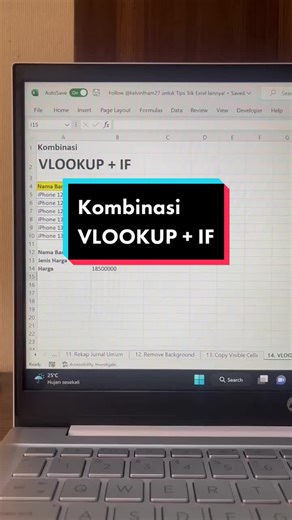 Panduan VLOOKUP dan IF Untuk Pemula Excel