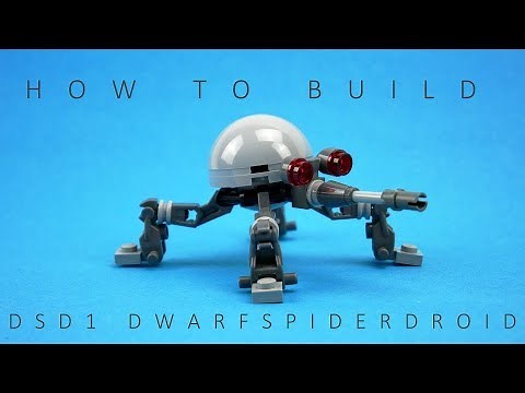 Lego Star Wars how to build #5 DSD1 Dwarf Spider Droid | PhinixBuildingStudios