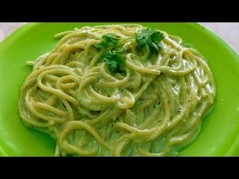 Espagueti verde / fácil y rápido