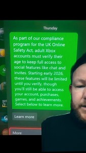 17K views · 270 reactions | So the online safety act has made its way to consoles… thoughts? #xbox #ps5 #onlinesafety #debate #fyp | CORKY | Facebook