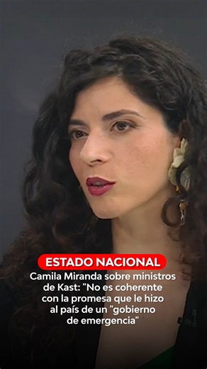 📌 #ENacional | "Gobierno de emergencia": Los desafíos del futuro gabinete de José Antonio Kast 🗣 Camila Miranda, pdta. Fundación NODOXXI: "Es un gabinete coherente con el proyecto político de José Antonio Kast, pero a la vez no es coherente con la promesa que le hizo al país de un 'gobierno de emergencia'". 📱 Mira el capítulo completo en 24horas.cl | 24horas.cl