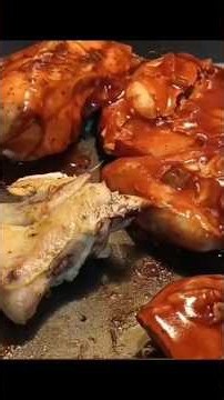 AA Topping, BBQ Sauce On, The Oven Baked Chicken.
