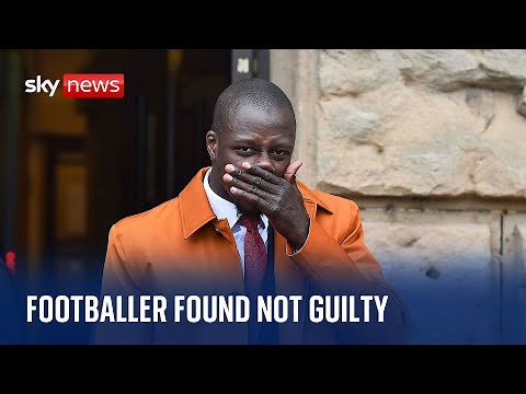 Not guilty: Footballer Benjamin Mendy in 'absolute tears' at verdict