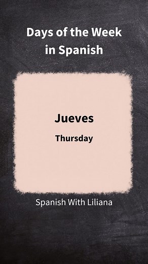 Days of the week in Spanish #spanish #spanishvocabulary #learnspanish #mexicanspanish #easyspanishlessons #spanishlessons #freespanishlessons