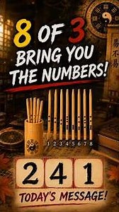 8 Sticks, 3 Draws — Find Your I Ching Number Today