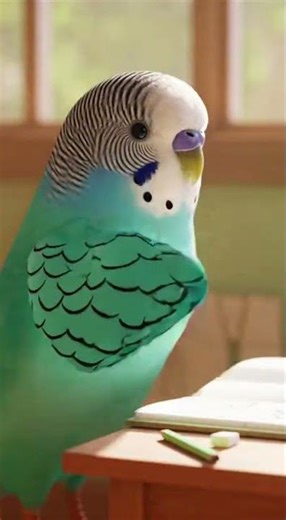 Birds Learning English in a Classroom?! 🐦📚😂