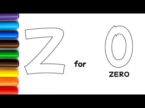 Z for Zero | Learn Alphabet Z with Coloring | ABC Song for Kids | A to Z Learning For Preschool