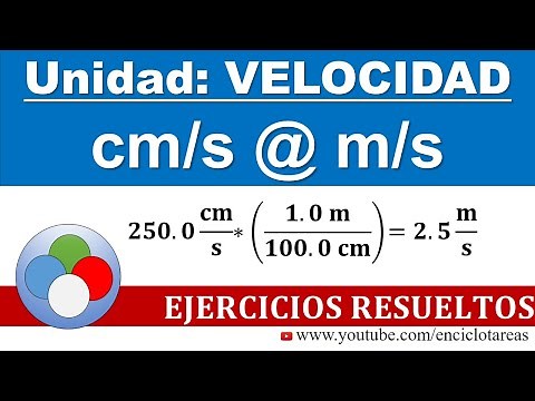 cm/s a m/s (unidad de velocidad)