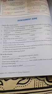 Adaptation: the specific features and behaviour of organisms th... | Filo