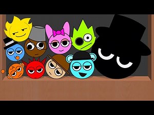 SPRUNKI MERGE DROP: Suika Game Gameplay Walkthrough - Reaching Max Level!