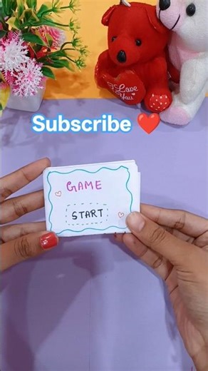 DIY 💌 game book 📖 easy to make #diy #game #books