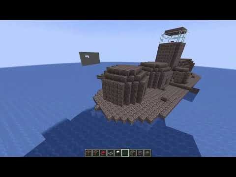 Minecraft Create Mod Funtional Warship