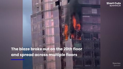 Fire spreads to multiple floors of Vancouver high-rise apartment building