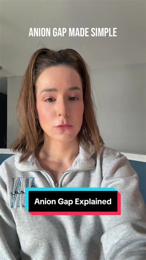 No one explained the anion gap in nursing school and now it’s all I see in the ER 😅 Here’s what it actually means—simply. Save this for your next shift 🩺 #nursetok #nurseeducation #ernurse #aniongap #dka