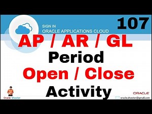 Oracle Fusion 107: How to open AP, AR and GL periods in fusion @TechShooterIN