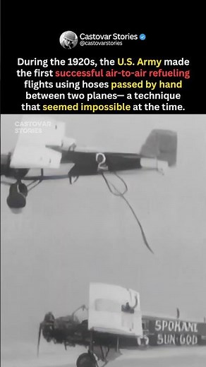 The First Air-Refueling Plane in History #shorts