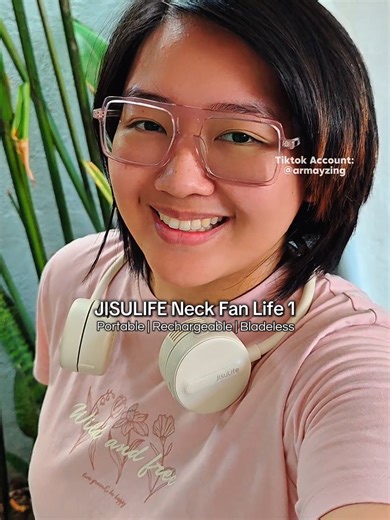 Stay Cool Anywhere with JisuIife Portable Neck Fan Life 1