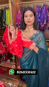 1.6K views · 47 reactions | Book now exclusive red handwork blouse 8240331412 Our shop location Location: South Kolkata baghajatin near 2 number platform landmark : nine star club Address : c34/1 east rajapur Kolkata 75 Google location available Calling number : 8777205093 / 8240331412 (Wp number) store time : 11am to 9pm everyday open | Chandana's collection | Facebook