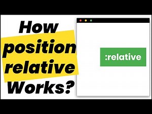 ✅ Position Relative Explained [ Short Version With Animation ]