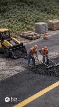 Tiny Road Repairs 🚧 | Miniature Maintenance ASMR (No Talking)