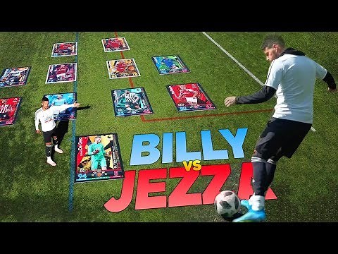 BILLY WINGROVE VS JEREMY LYNCH INSANE GIANT CARD MATCH ATTAX SPECIAL!