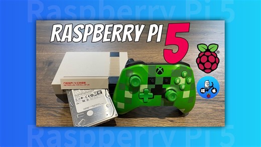 树莓派5 - Nespi 5 通过机械硬盘运行 Retroarch、Recalbox 和 Retropie