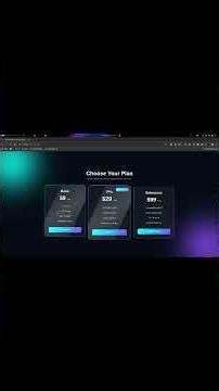 I Built a Premium Pricing Table UI with Pure CSS 🚀 Coming Soon