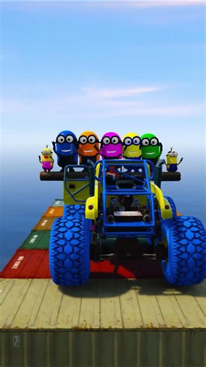 GTA 5 Epic Water Ragdolls Spiderman Jump/Fails Ep 54 #shorts