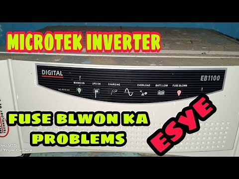 Microtek inverter fuse blown || inverter repair || inverter fuse blown problems