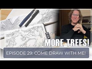 How to Draw Trees in Pen & Ink: From Imagination + Waterbrush Shading Tips