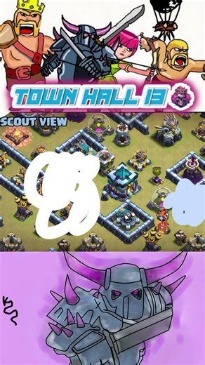 Clash of clans Town hall 13 War Base