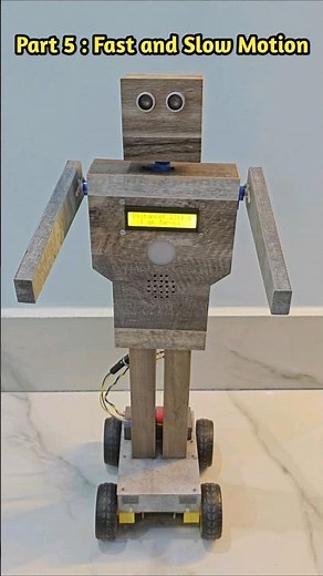 Arduino DIY Humanoid Robot – Part 5 | Fast and Slow Motion #arduino #humanoidrobot