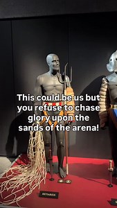 Send this to a bro who you would easily defeat in a gladiator fight 🏛️ Retiarius and Secutor mannequins from the Gladiator exhibition currently at @asm.muc in Munich #gladiator #gladiators #romanempire #ancientrome #history | Gaius Flavius