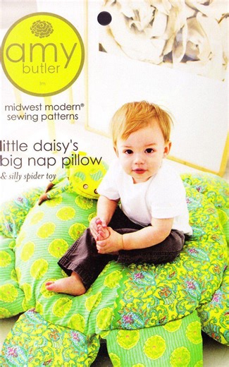 Amy Butler Pattern, Nap Pillow Sewing Pattern, Midwest Modern Patterns, Toddler Nap Mat Pattern, Sleep Pillow for Kids, Spider Toy - Etsy