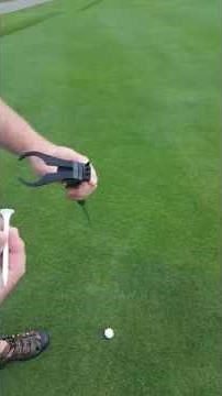 Upright Golf's 'Upright Golf Stick' teeing device...a great playing aid!