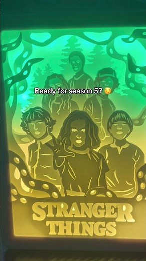 Bring the Upside Down glow to YOUR room! ✨ This premium LED Shadow Box is the ultimate decor.