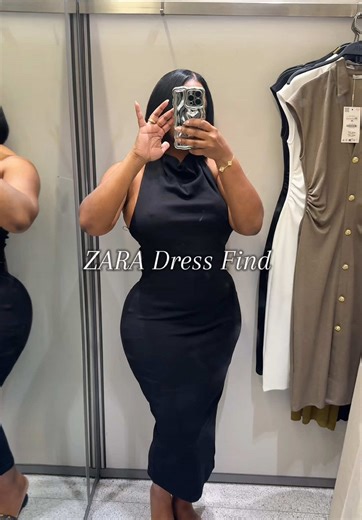 ZARA MIDI HALTER DRESS Review and Styling Tips