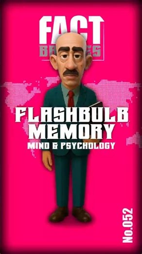 Flashbulb Memory #psychologyfacts ,#mindfacts ,#humanmind ,#brainfacts ,#didyouknow ,#mentalhealth