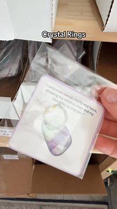 25K views · 255 reactions | Crystal rings are great for stacking. #crystalrings #crystalshop | The Crystal Elephant | Facebook