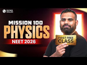 Mission 100 - 1st Free Class || Physics by MR Sir🔥 || NEET 2026