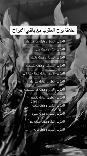 علاقة برج العقرب مع باقي الأبراج: تحليل شامل