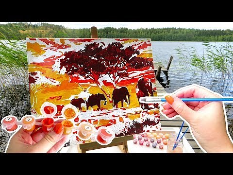 My First PAINT BY NUMBERS Kit || Tips & Review